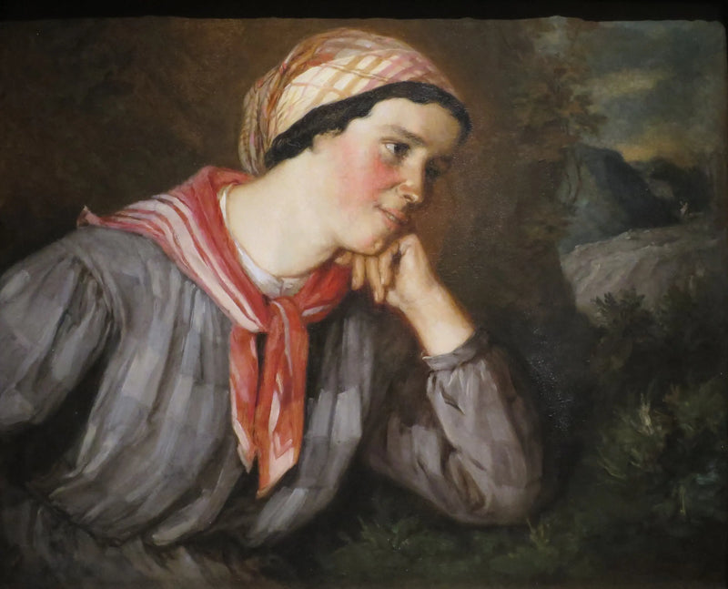 Peasant Woman in Madras - Gustave Courbet