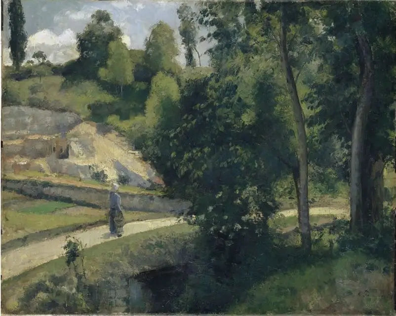 Reproduction du tableau « La carrière, Pontoise - Camille Pissarro » par Alpha Reproduction en peinture à l’huile