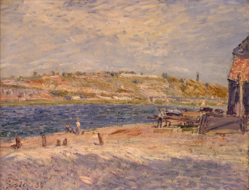 Bank of the Loing at Saint-Mammès - Alfred Sisley