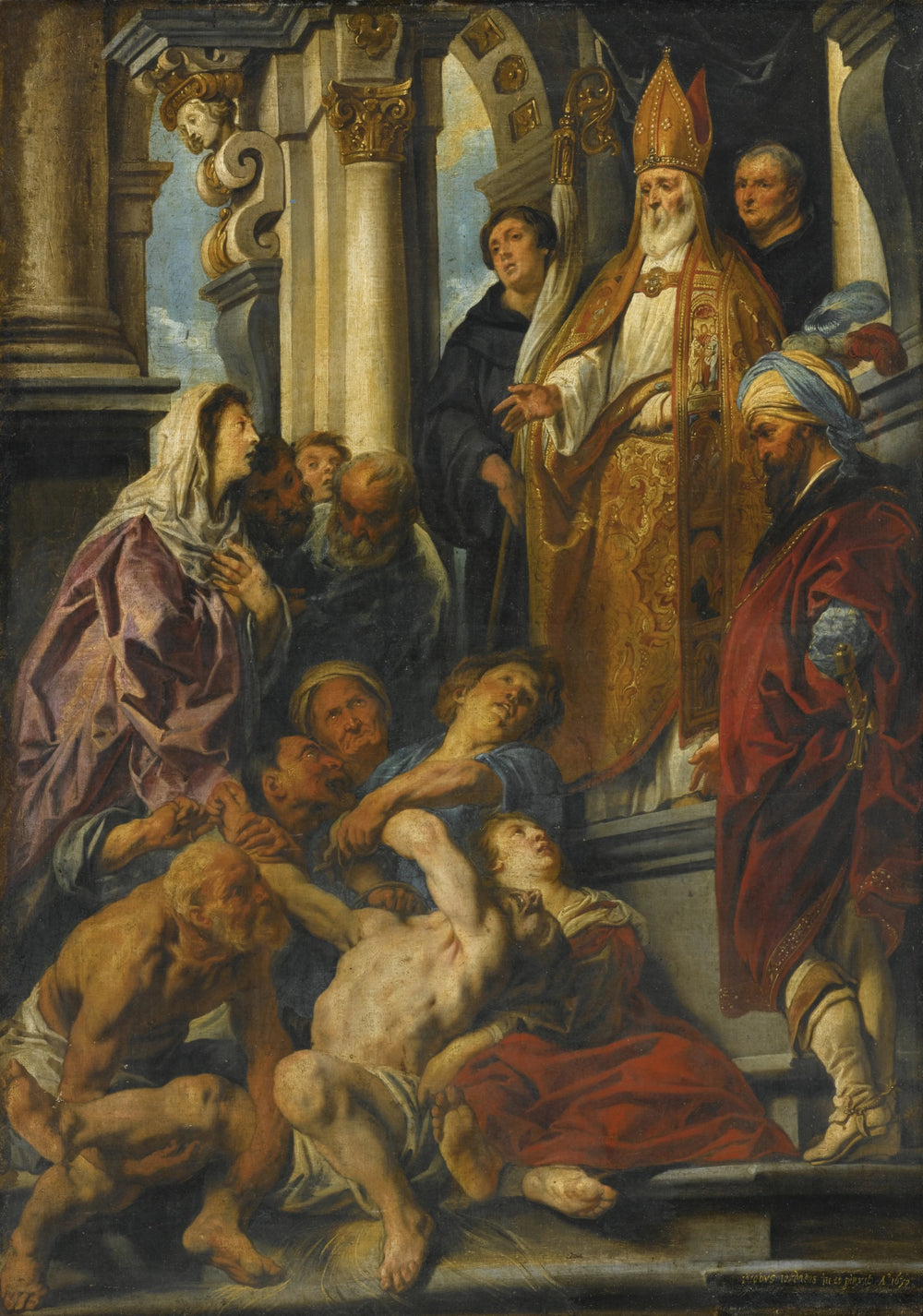 Saint Martin guérissant l'homme possédé - Jacob Jordaens1