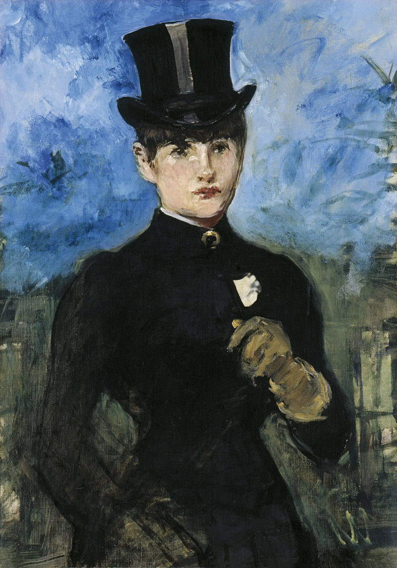 Horsewoman, facing forward - Édouard Manet