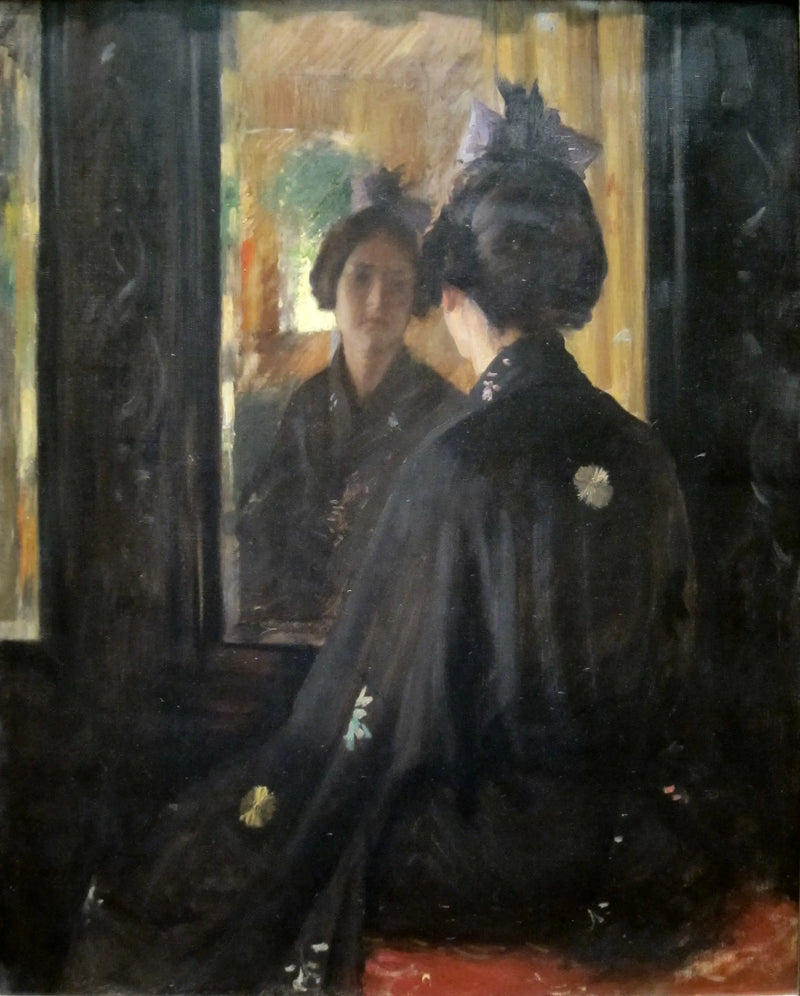 The Mirror - William Merritt Chase