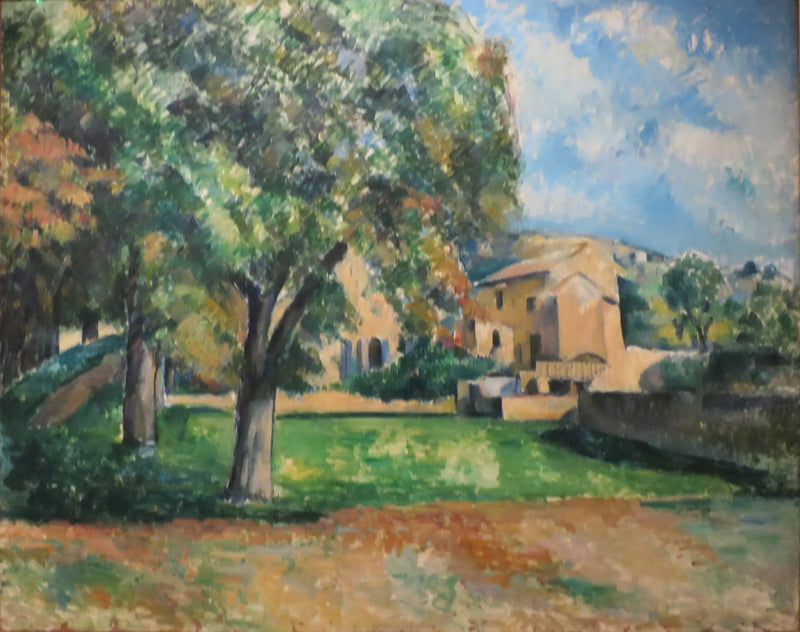 Chestnut Trees and Farm of Jas de Bouffan. - Paul Cézanne