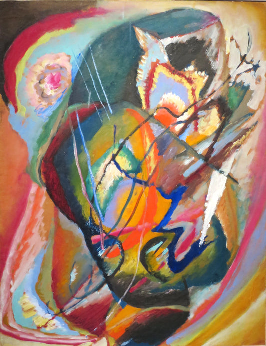 Reproduction du tableau « Improvisation sans titre III - Vassily Kandinsky » par Alpha Reproduction en peinture à l’huile