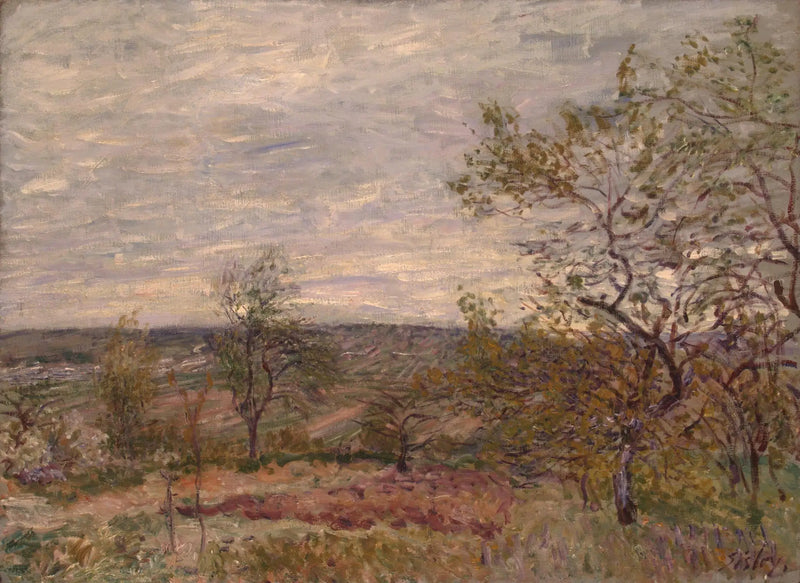 The Countryside at Veneux - Alfred Sisley