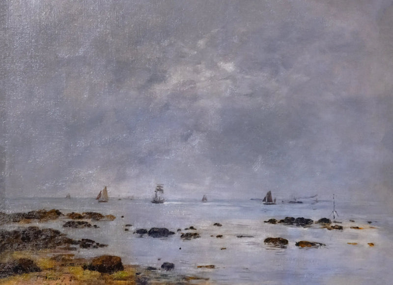 Marine, the calm - Eugène Boudin