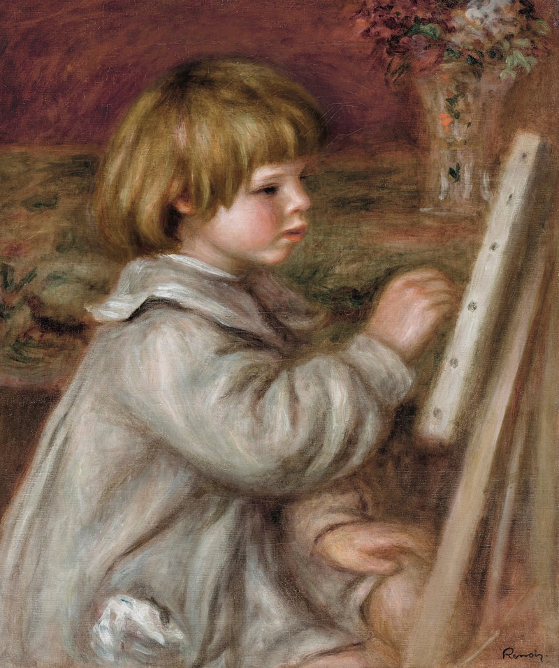 The Little Painter (Claude Renoir) - Pierre-Auguste Renoir