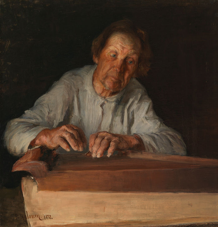 The Kantele Player - Pekka Halonen