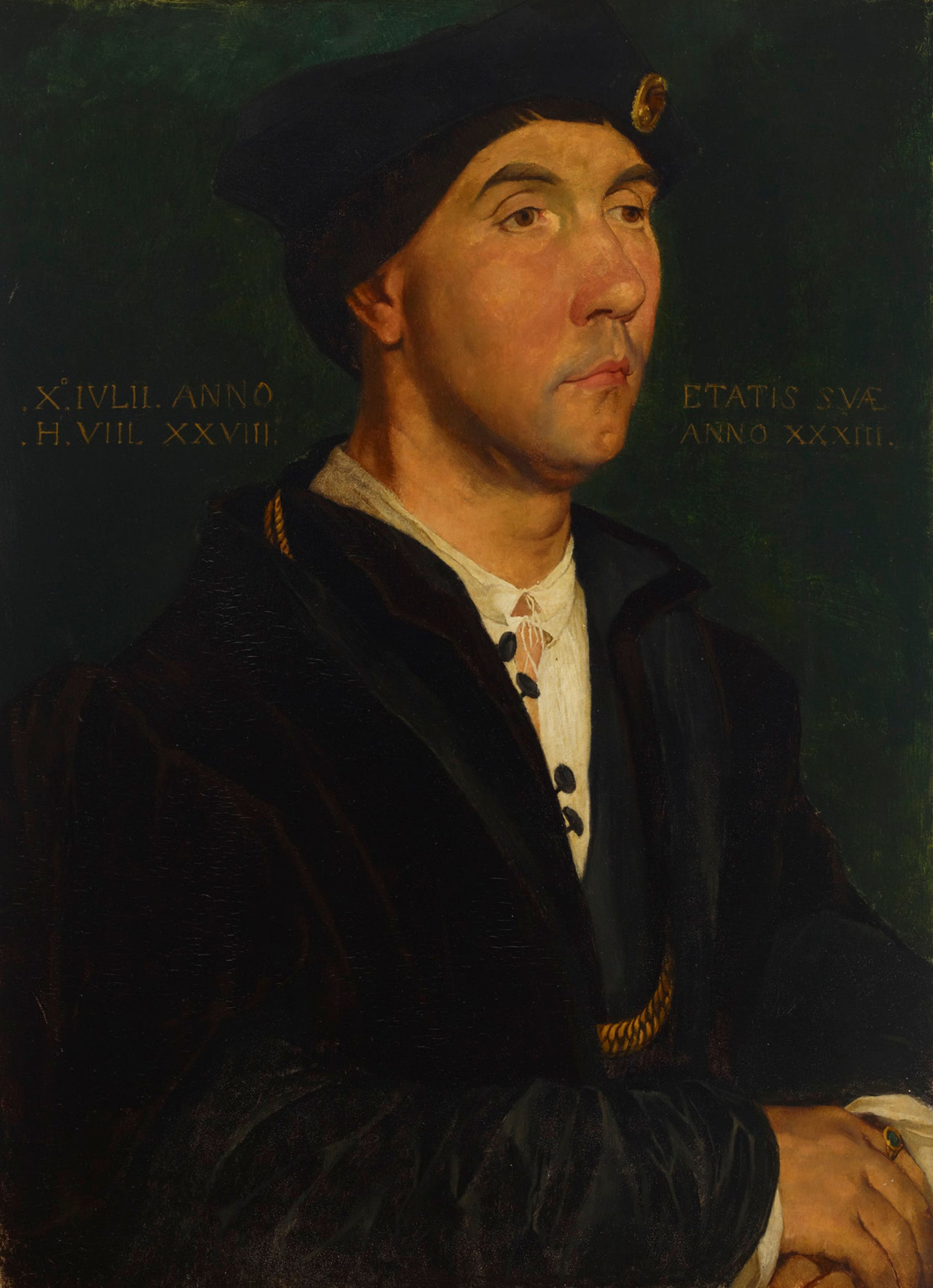 Copy of Holbein's painting Sir Richard Southwell - Helene Schjerfbeck