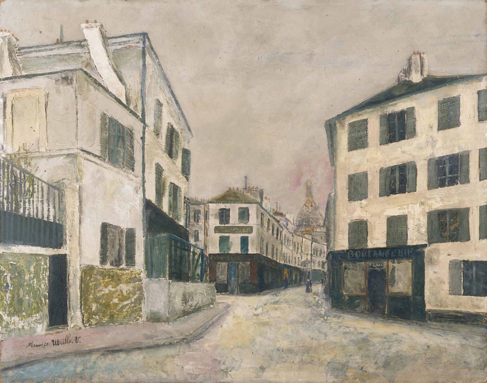 Rue Norvins - Maurice Utrillo