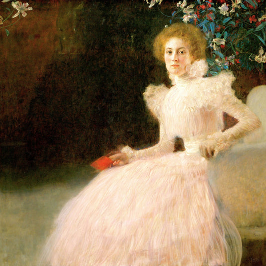 🌸✨ Portrait of Sonja Knips – Gustav Klimt (1898)
