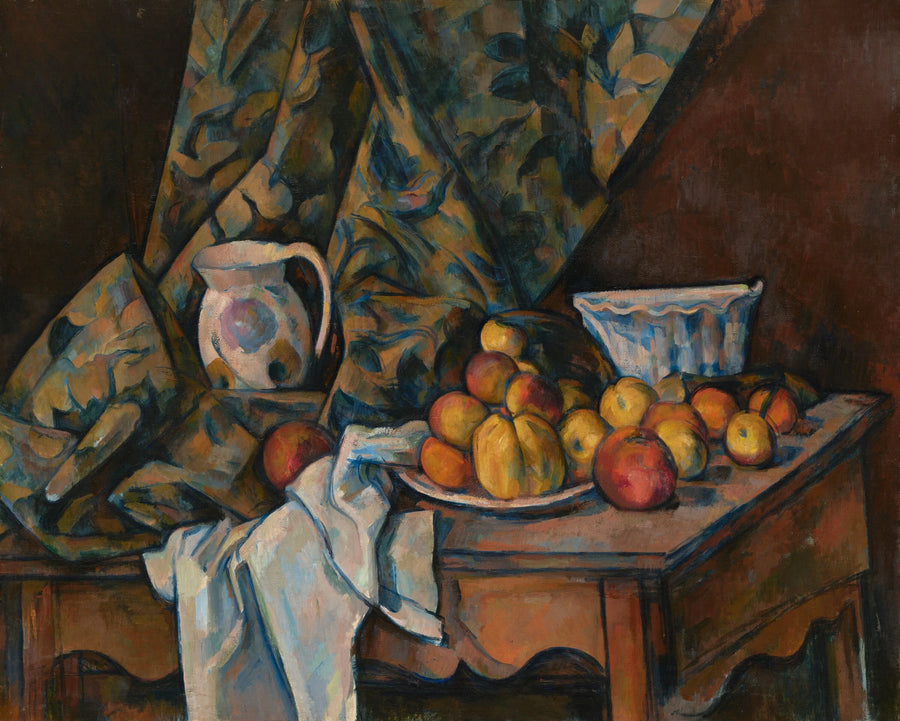 Still Life with Apples and Peaches - Paul Cézanne