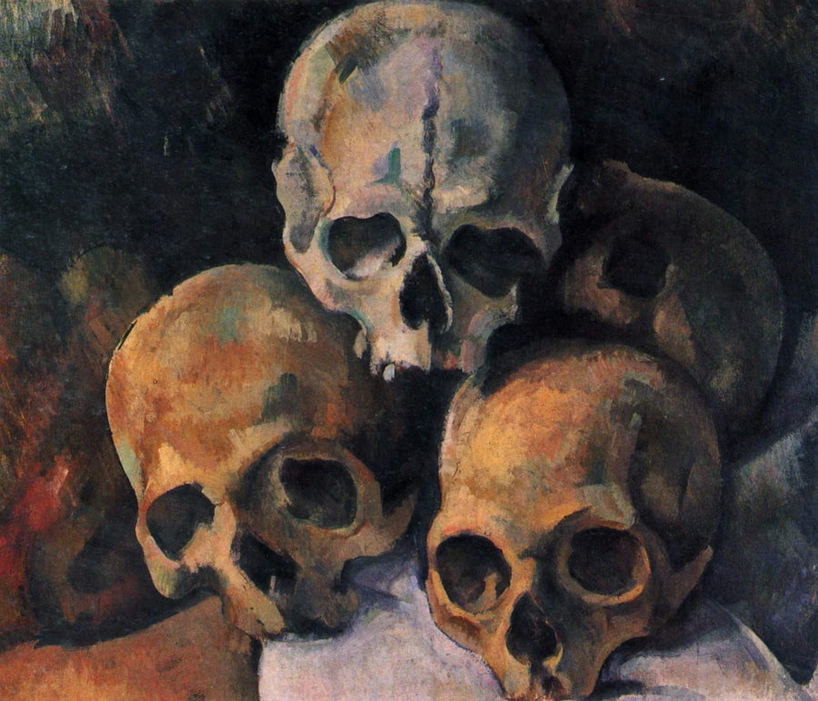 Pyramid of Skulls - Paul Cézanne