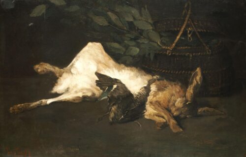 Le Lièvre, Périclès Pantazis, c. 1875-1877, Oil on canvas