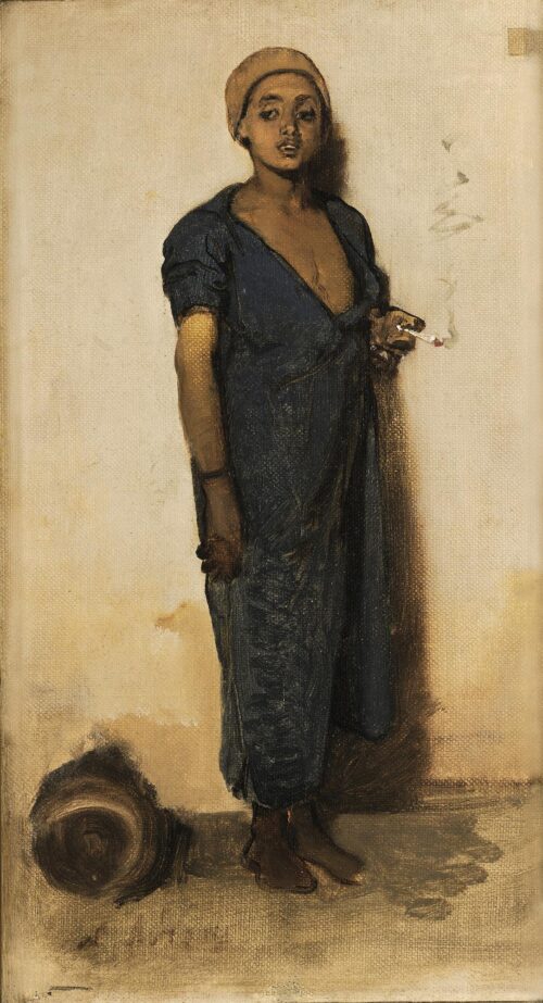 Petit Garçon arabe, Nikiforos Lytras, after 1873, Oil on canvas