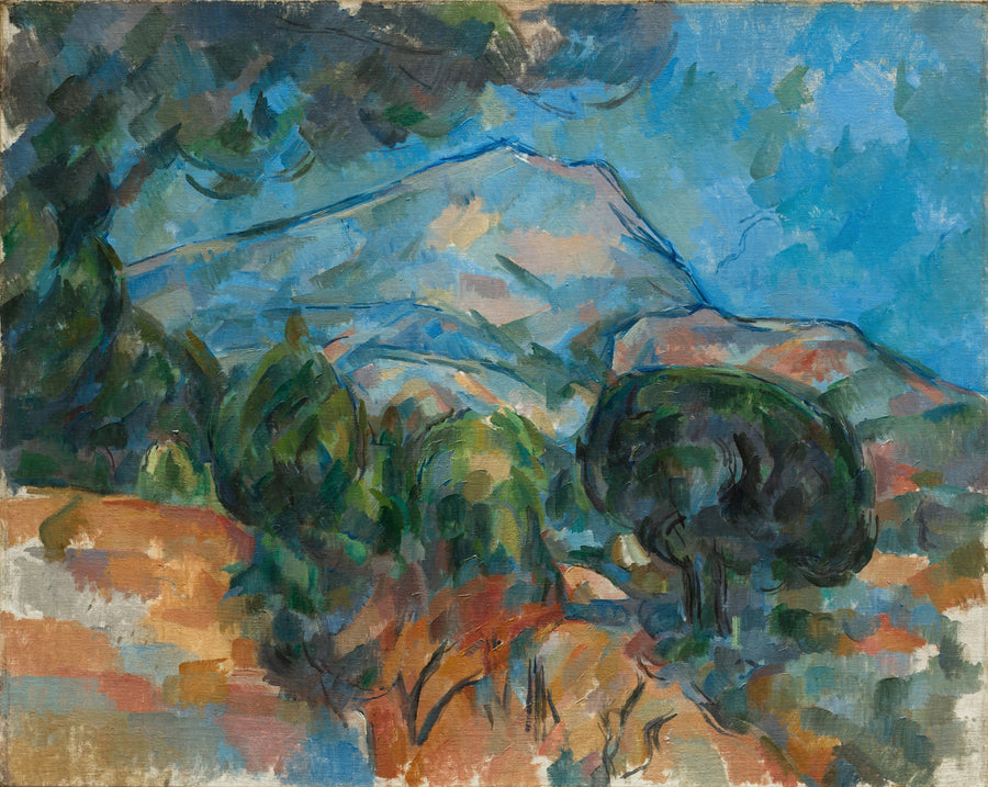 The Mountain Sainte-Victoire above the Tholonet Road (with umbrella pine) - Paul Cézanne