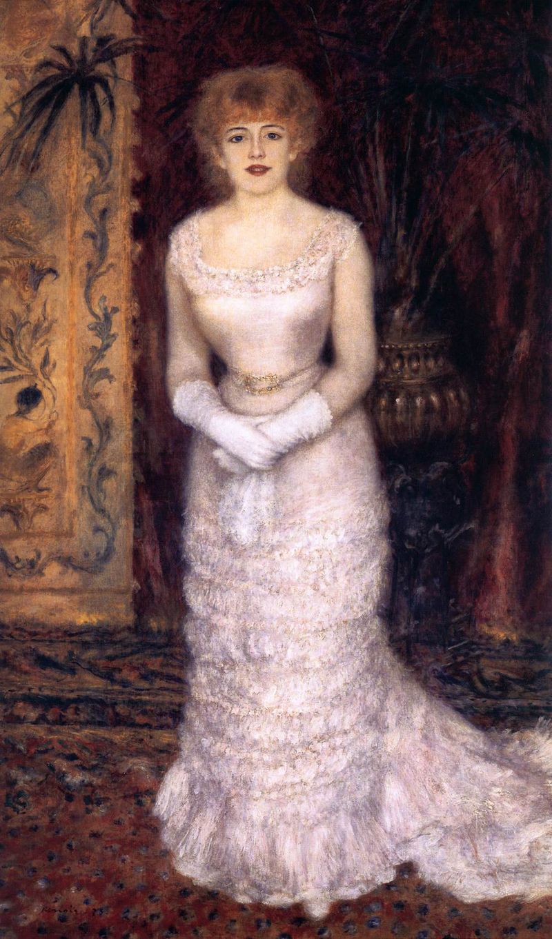 Portrait of the actress Jeanne Samary - Pierre-Auguste Renoir