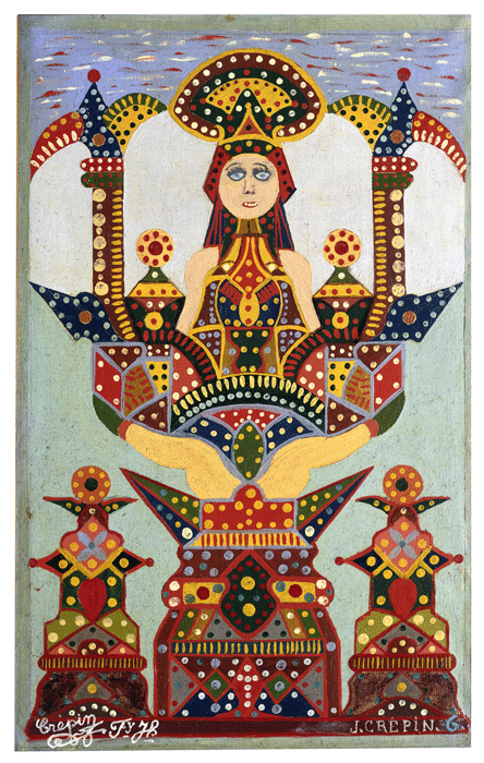 Composition n°6, Fleury-Joseph Crépin, 1939, huile sur toile