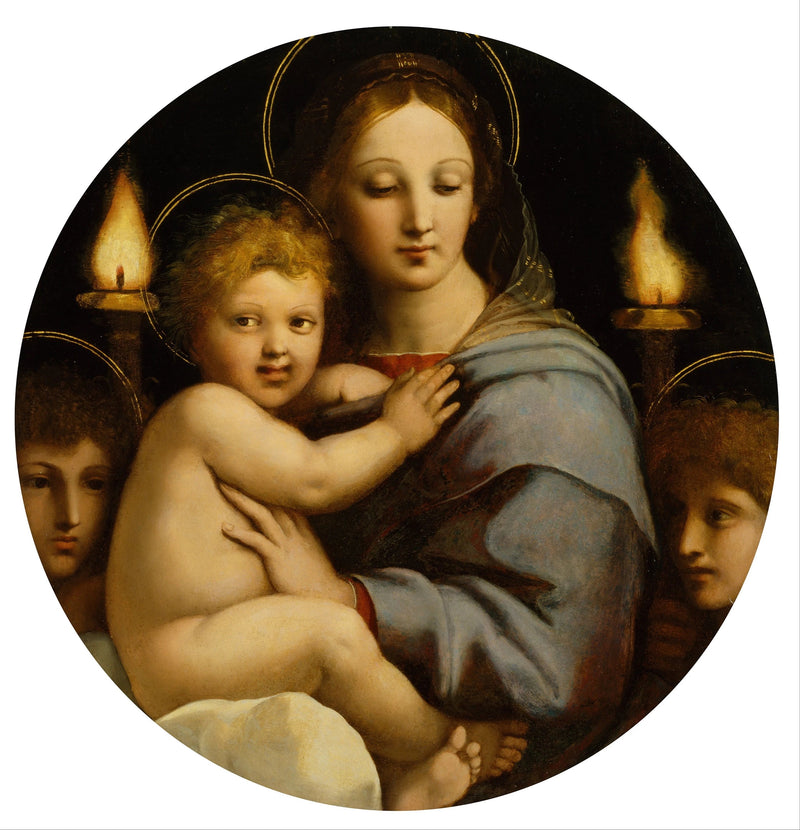 The Virgin with Candelabra - Raphael Sanzio