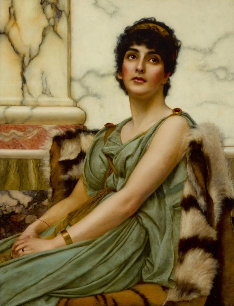 A Classic Beauty - John William Godward