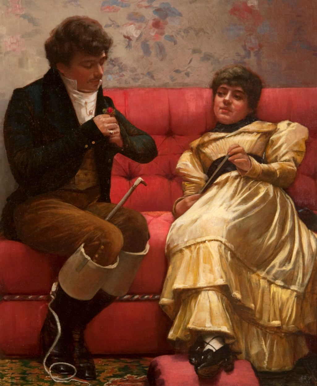 A conquest, a heart for a rose - John Lavery