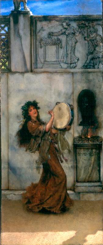 Un autel de jardin - Lawrence Alma-Tadema