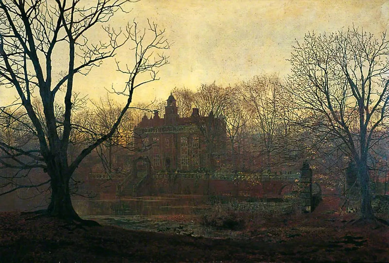 A House in Yorkshire - John Atkinson Grimshaw