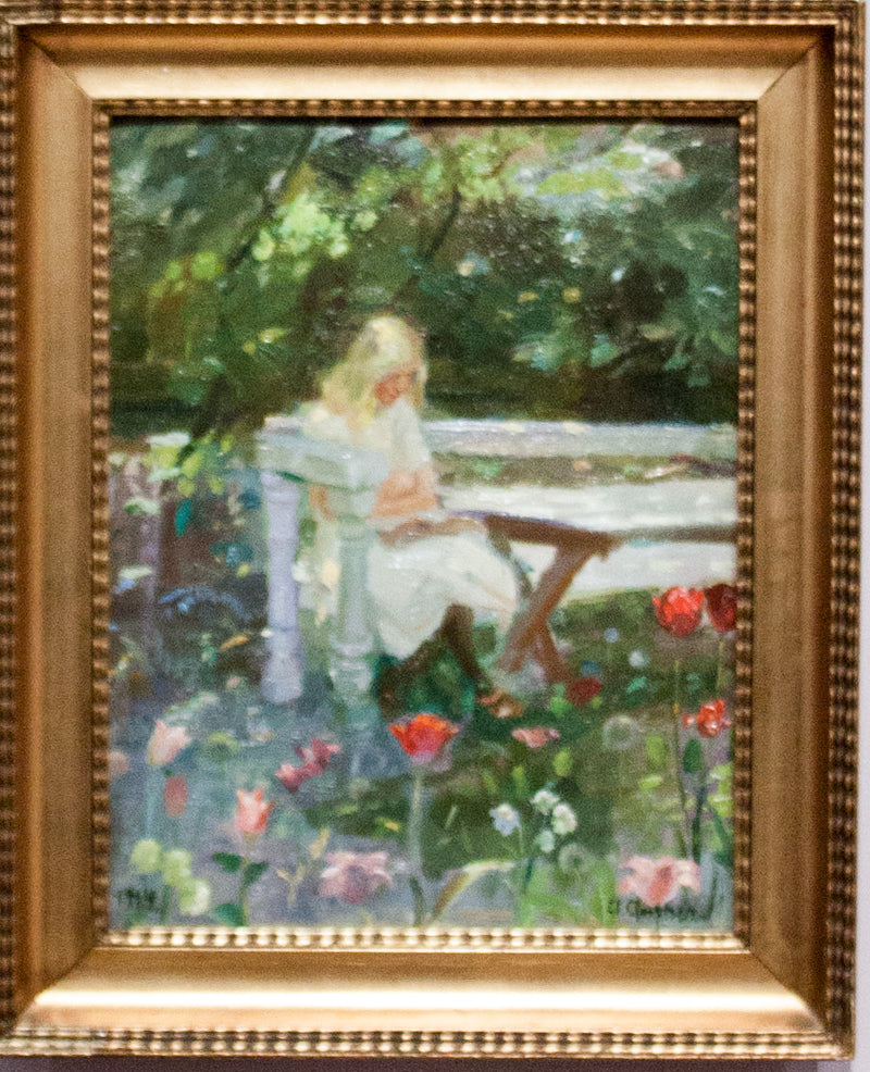 A Girl in the Garden in Summer - Anna Ancher