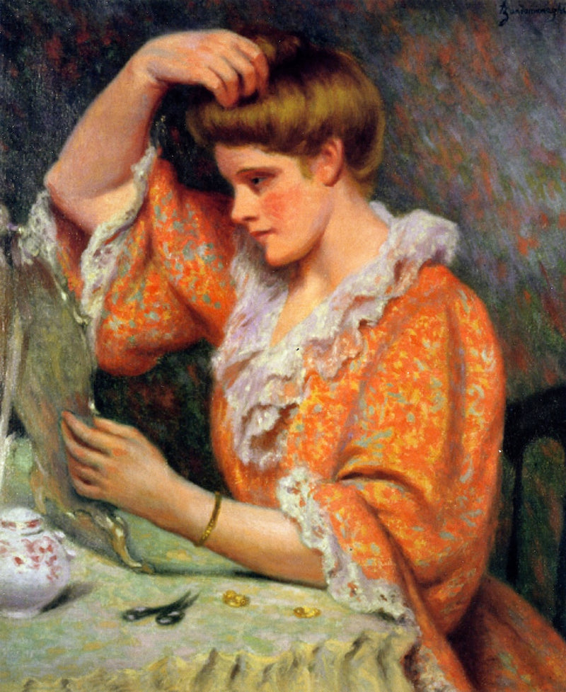 At the Toilet - Federico Zandomeneghi