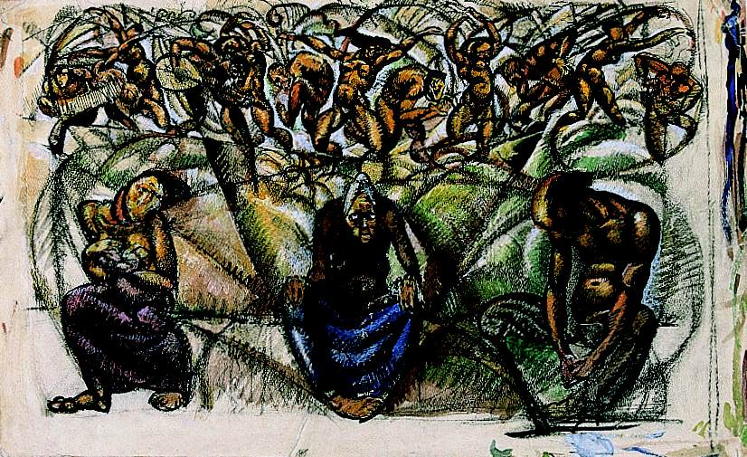 La Vie, Vilmos Aba-Novák, 1919