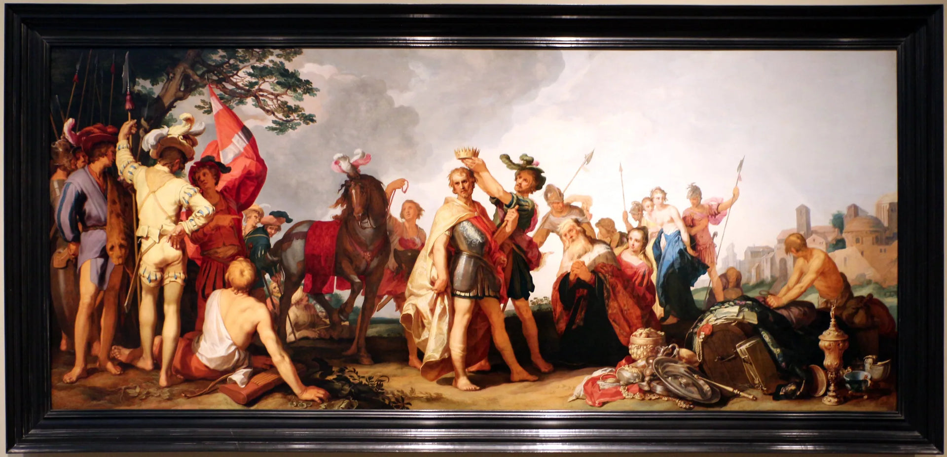 Scène de triomphe - Abraham Bloemaert image 1 reproduction de peinture à l’huile