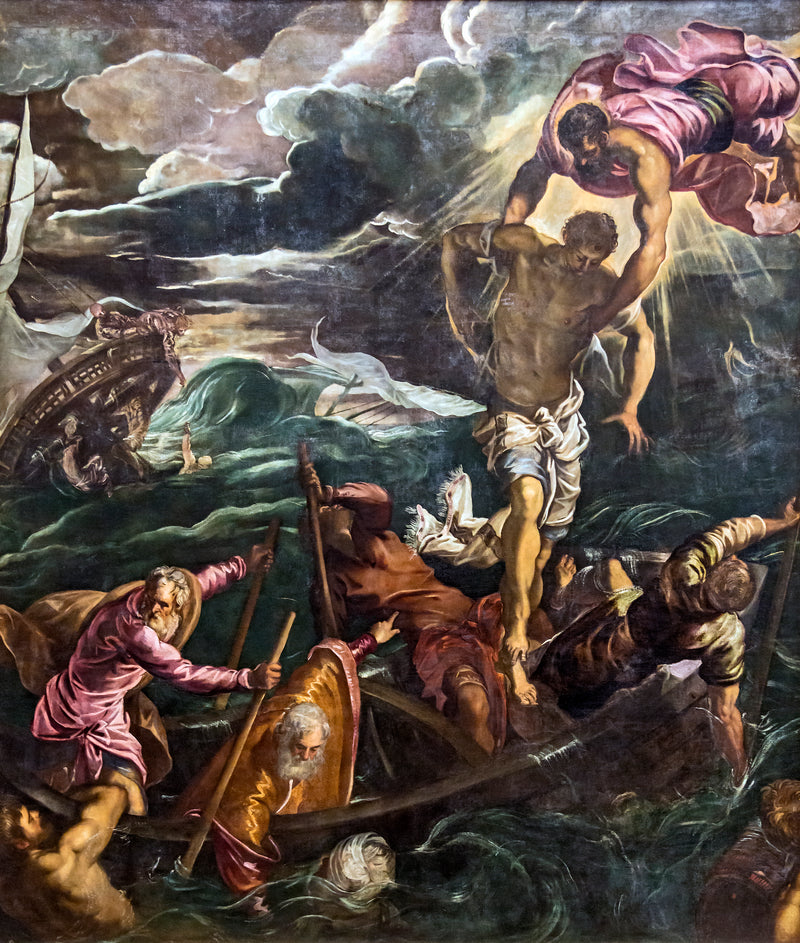 Saint Marc Saving a Saracen from Shipwreck - Jacopo Tintoretto