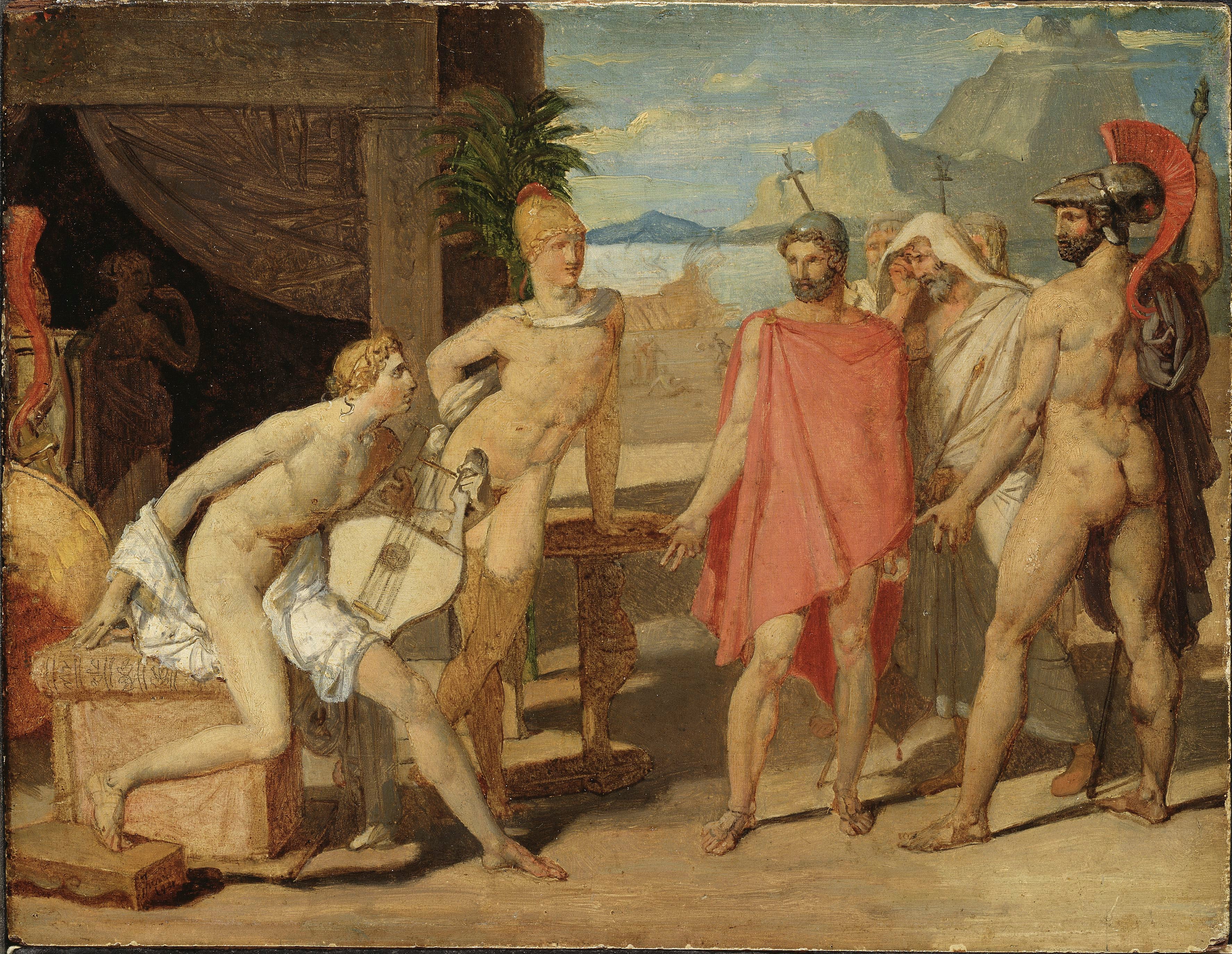 Achilles Receiving the Ambassadors of Agamemnon - Jean-Auguste-Dominique Ingres