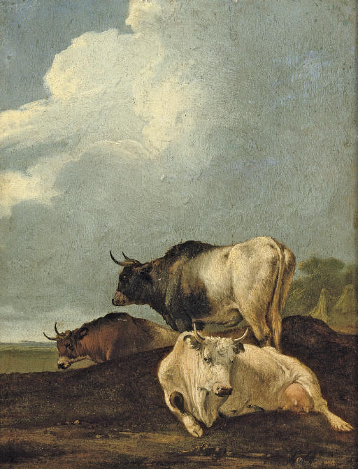 Vaches dans un pré - Adriaen van de Velde