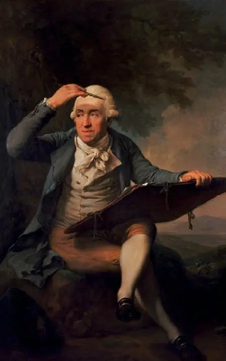 Portrait of Adrian Zingg - Anton Graff