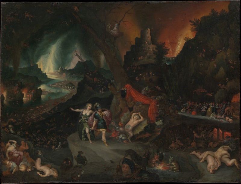 Énée et la Sibylle aux Enfers - Jan Brueghel le Jeune