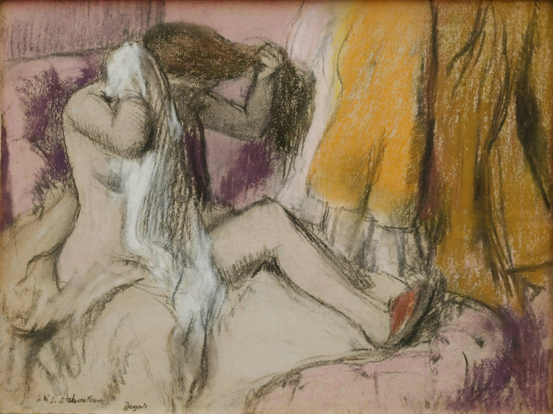 After the Bath - Edgar Degas
