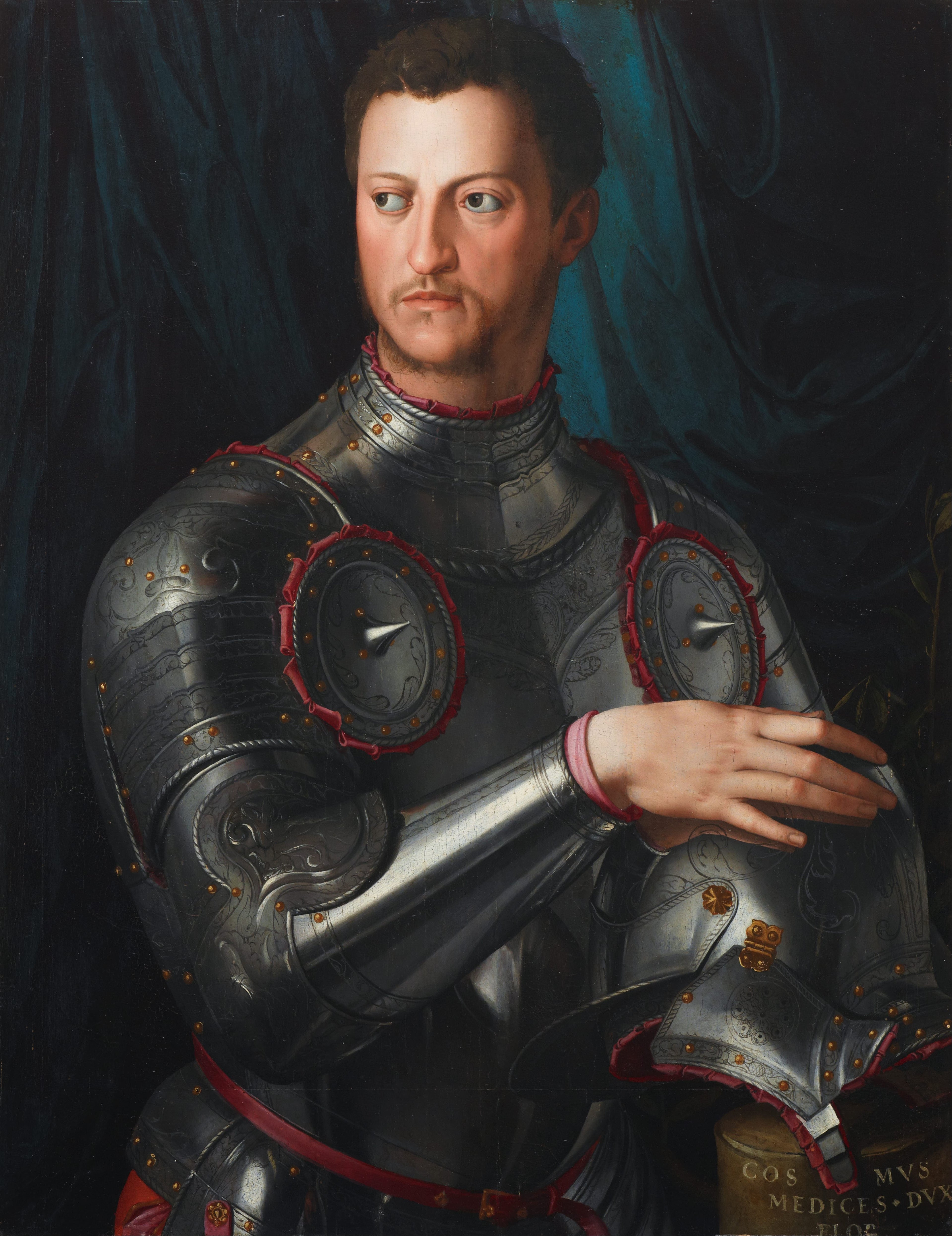 Cosme Ier de Toscane en armure - Bronzino