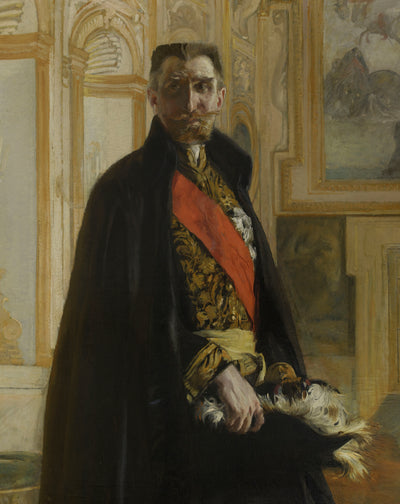 Portrait de Camille Barrère au palais Farnèse - Albert Besnard