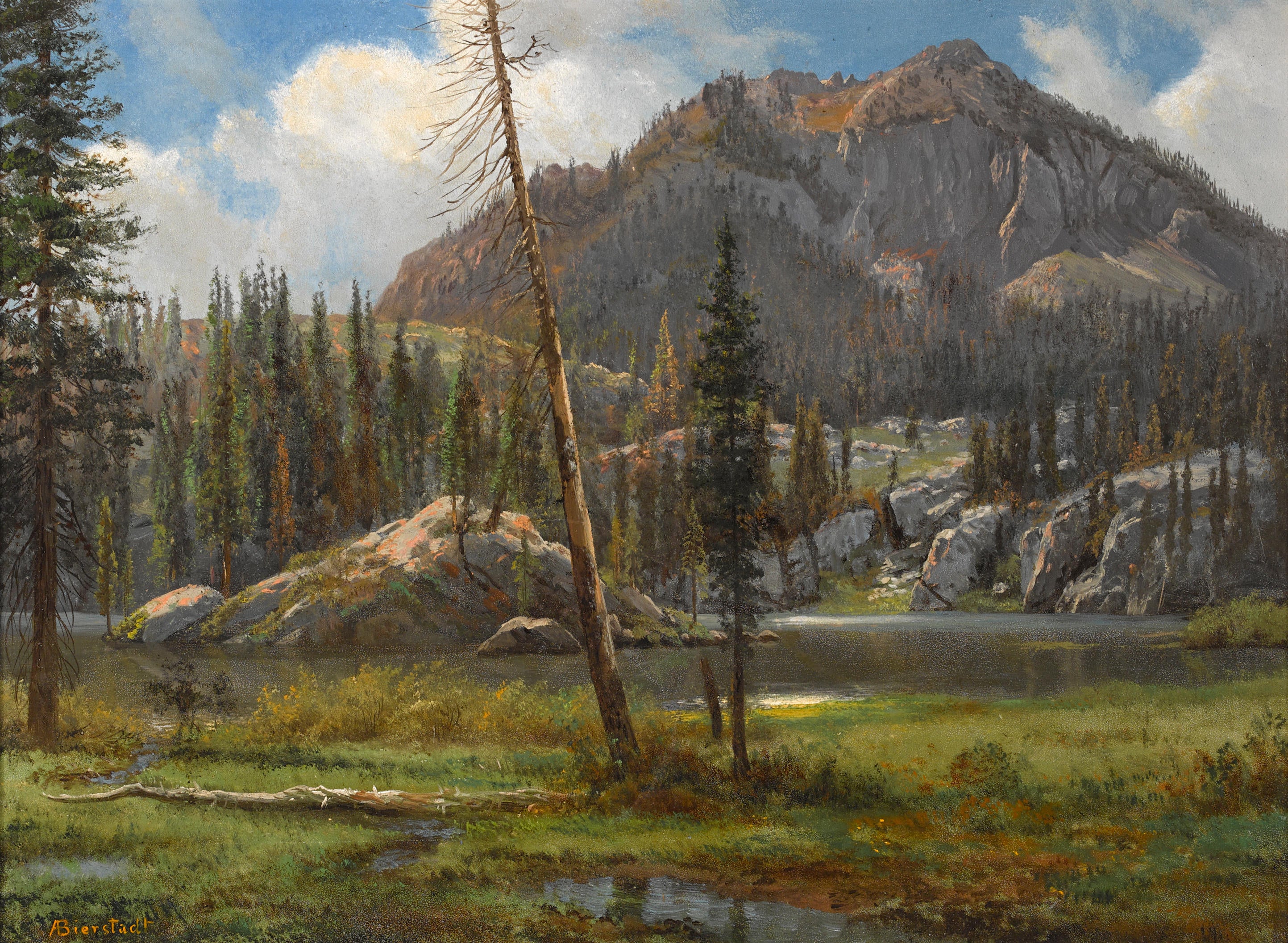Montagnes du sud de la Sierra Nevada - Albert Bierstadt