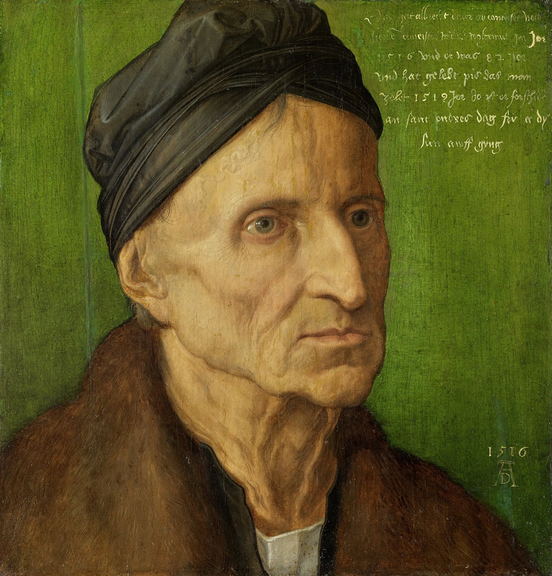 Portrait of Michael Wolgemut - Albrecht Dürer