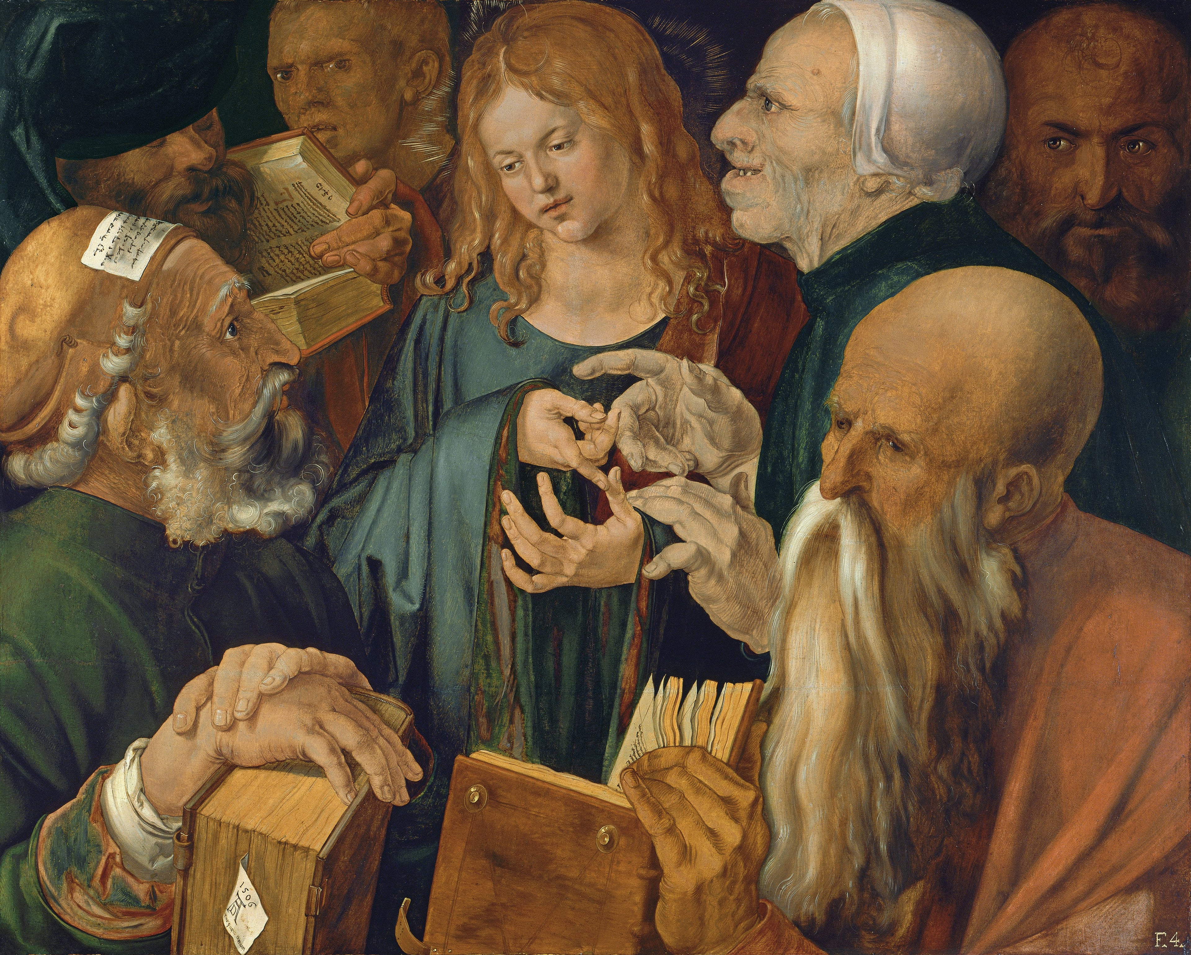 Jesus Among the Doctors - Albrecht Dürer