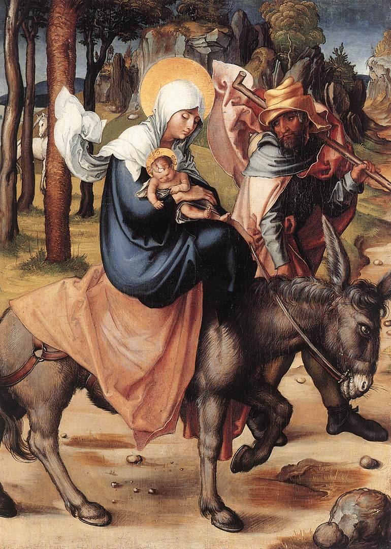 The Seven Sorrows of the Virgin: The Flight into Egypt - Albrecht Dürer