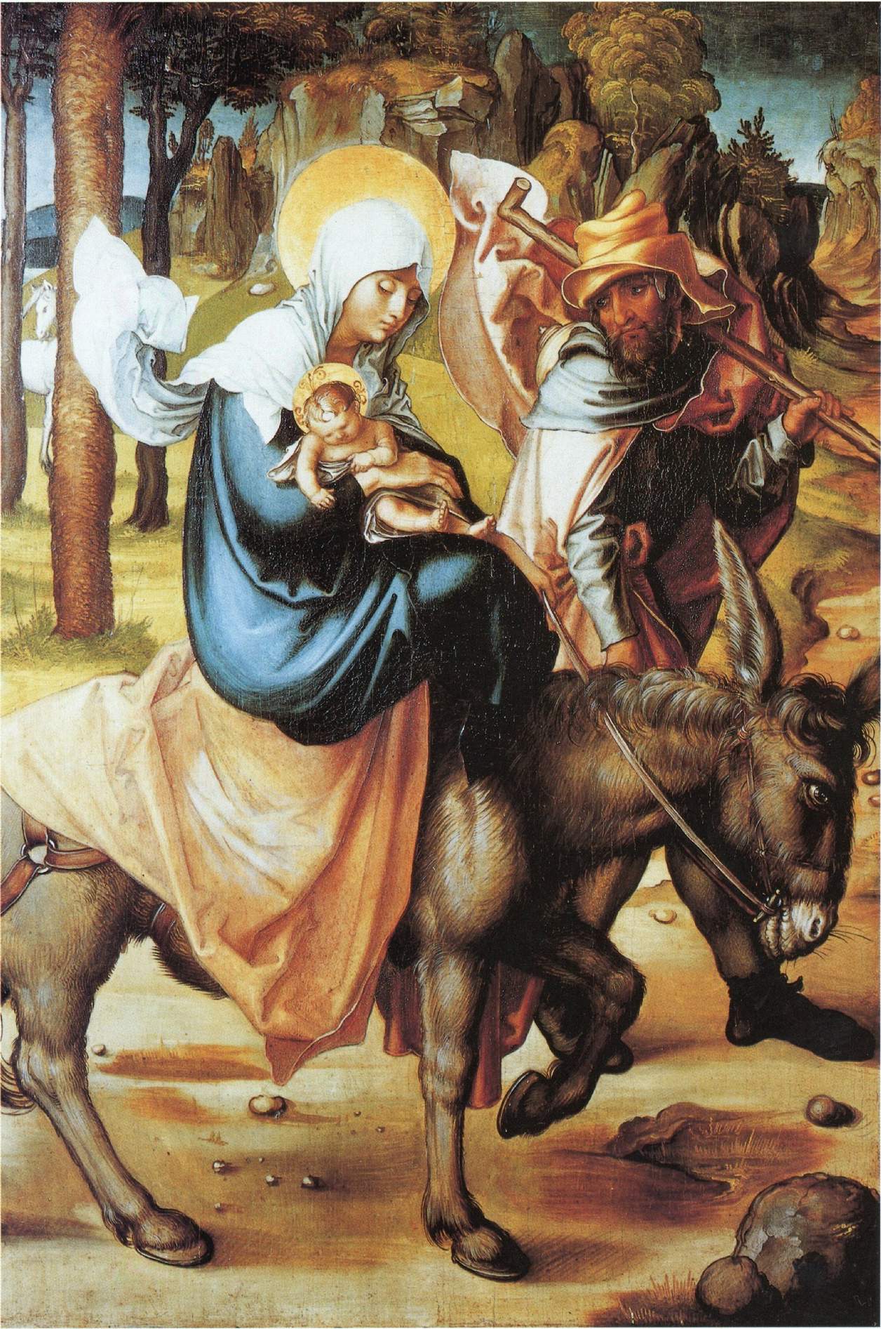 The Flight into Egypt - Albrecht Dürer