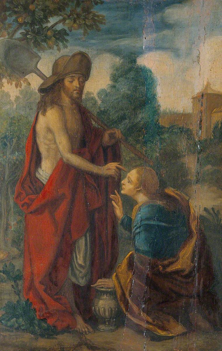 Christ and Mary Magdalene (Noli me Tangere) - Albrecht Dürer
