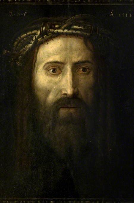 The Head of Christ Crowned with Thorns - Albrecht Dürer