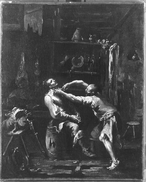 Der Dorfbarbier - Alessandro Magnasco