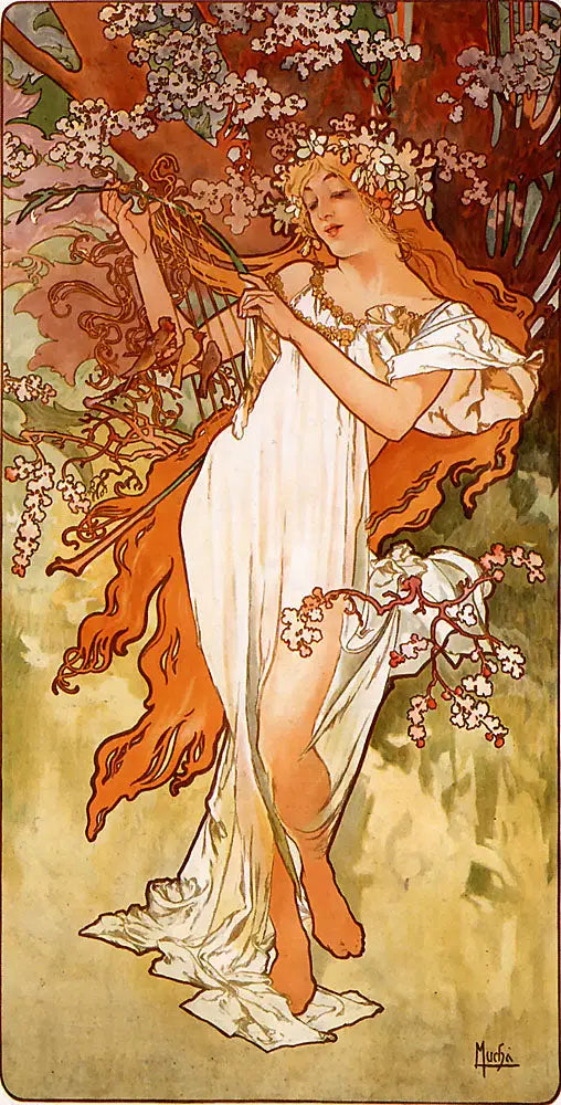 Spring - Alphonse Mucha