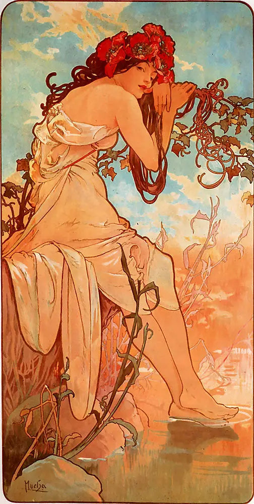 Summer - Alphonse Mucha