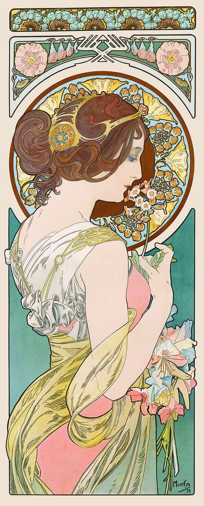 La Primevère — Alphonse Mucha